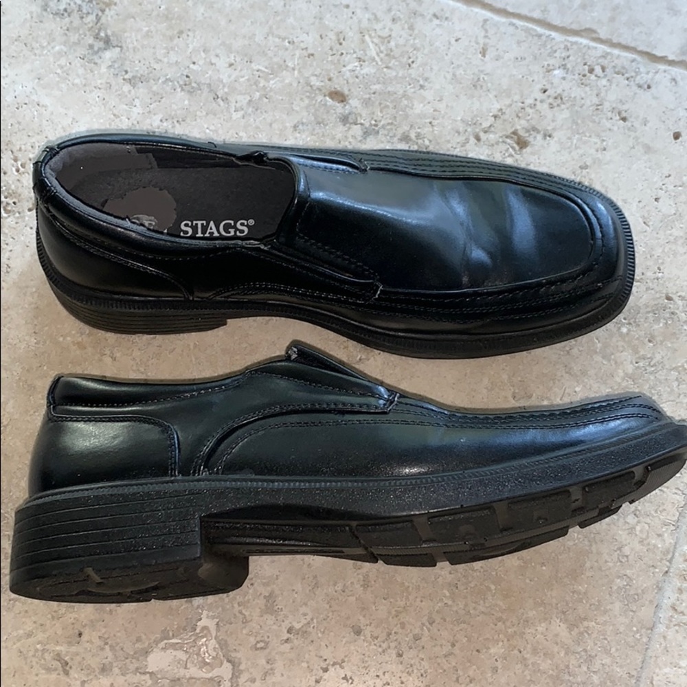 Soft stags black shoes men 8.5